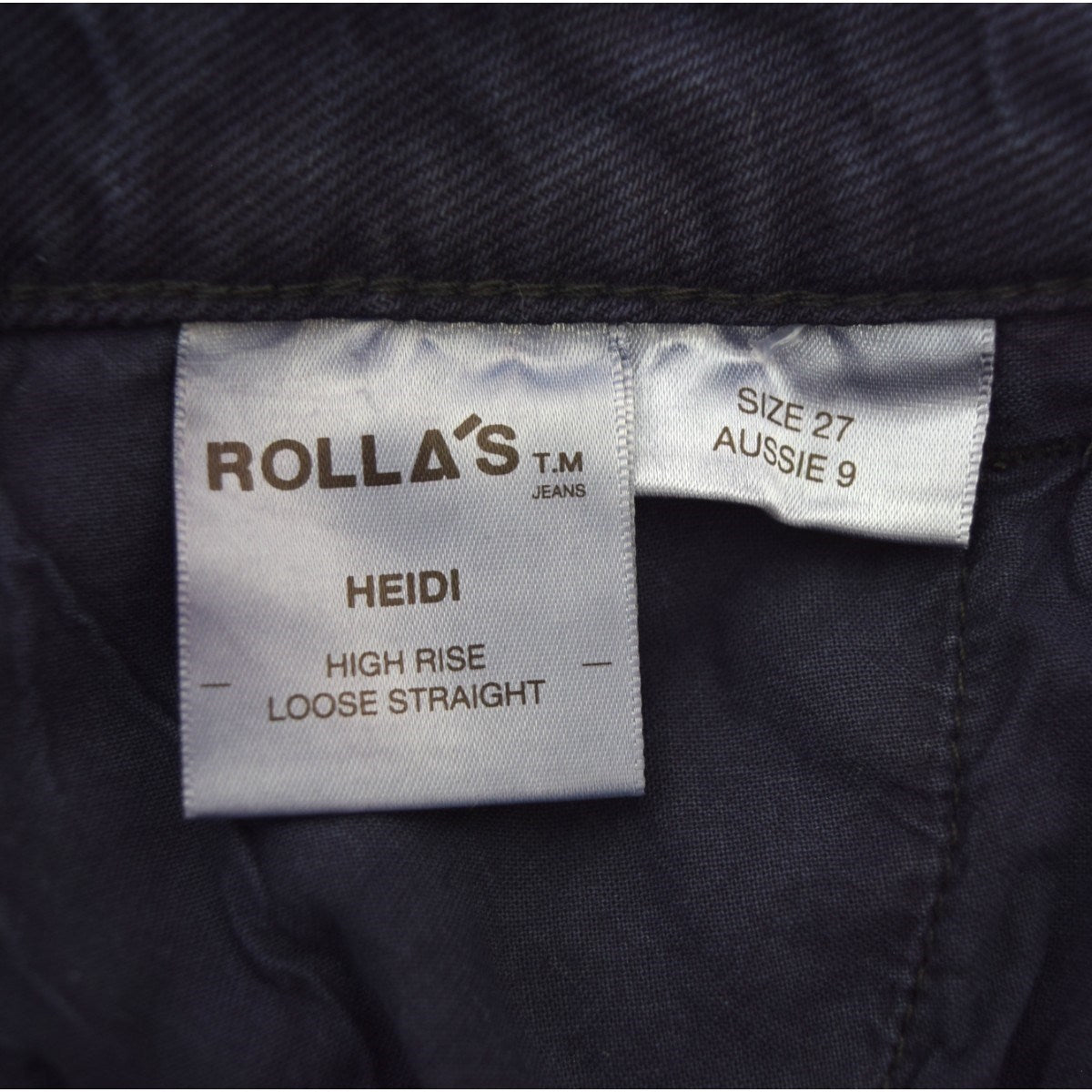 HEIDI HIGH RISE LOOSE STRAIGHTワイドデニムパンツ