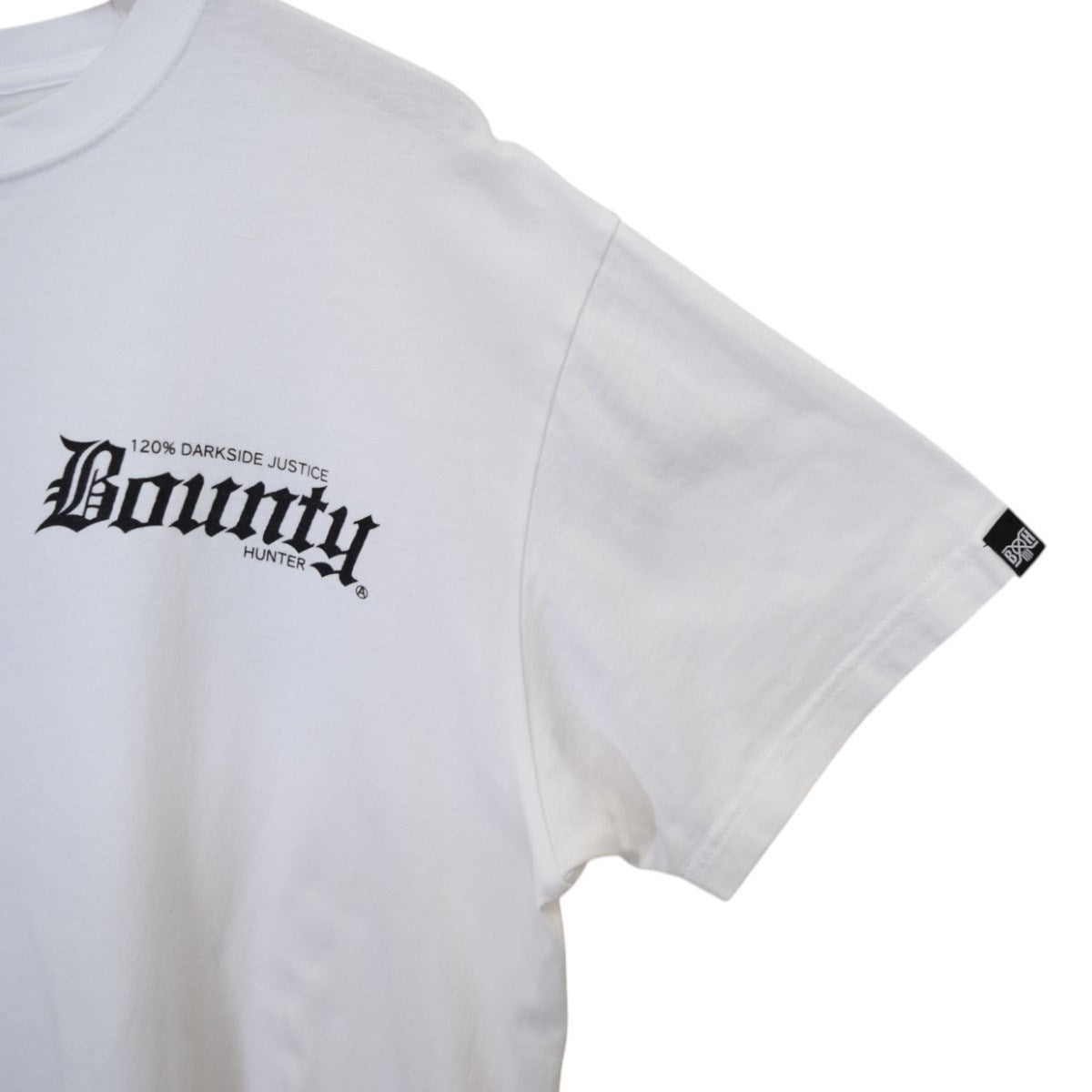 美品❗️HAUNT ダークブラウン ロゴTシャツ BOUNTY HUNTER(バウンティハンター) 120％ DARKSIDE JUSTICE