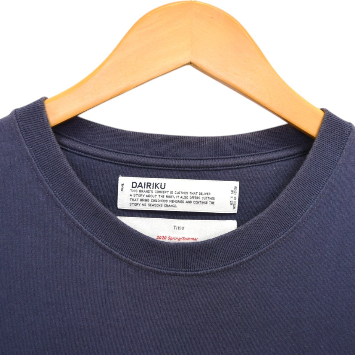 DAIRIKU(ダイリク) Beach Half Sleeve Teeウォッシュ加工Tシャツ