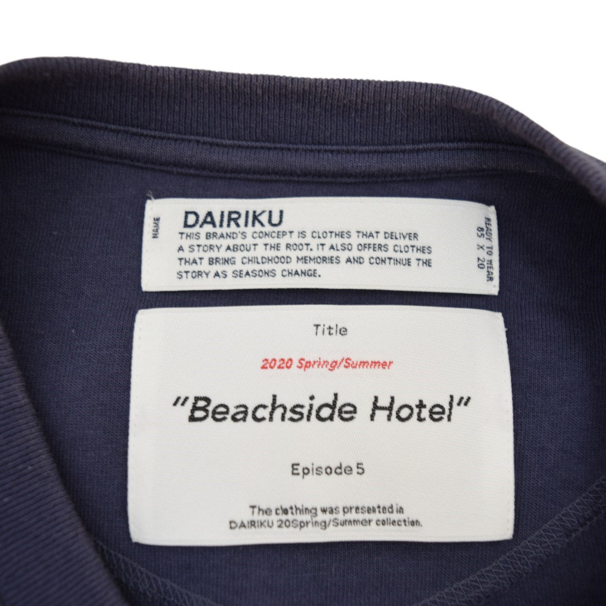 DAIRIKU(ダイリク) Beach Half Sleeve Teeウォッシュ加工Tシャツ