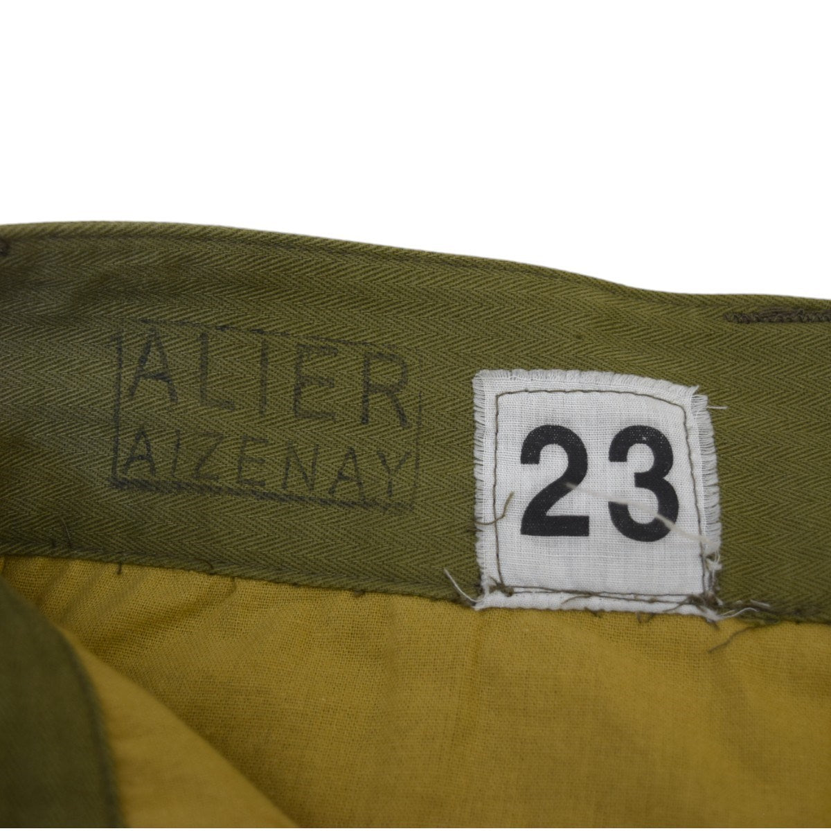 アリエル・アイゼネのフランス軍M47型 カーゴパンツです。 ALIER AIZENAY ボトムス 古着・中古アイテム