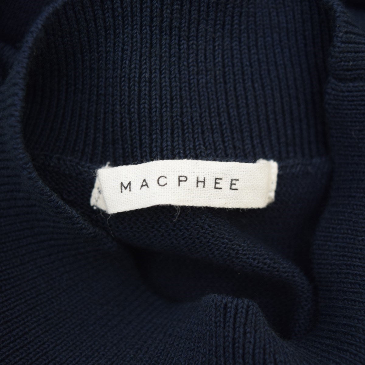 マカフィーのモックネックニットドッキングワンピース 12-06-81-06104です。 MACPHEE ワンピース 古着・中古アイテム
