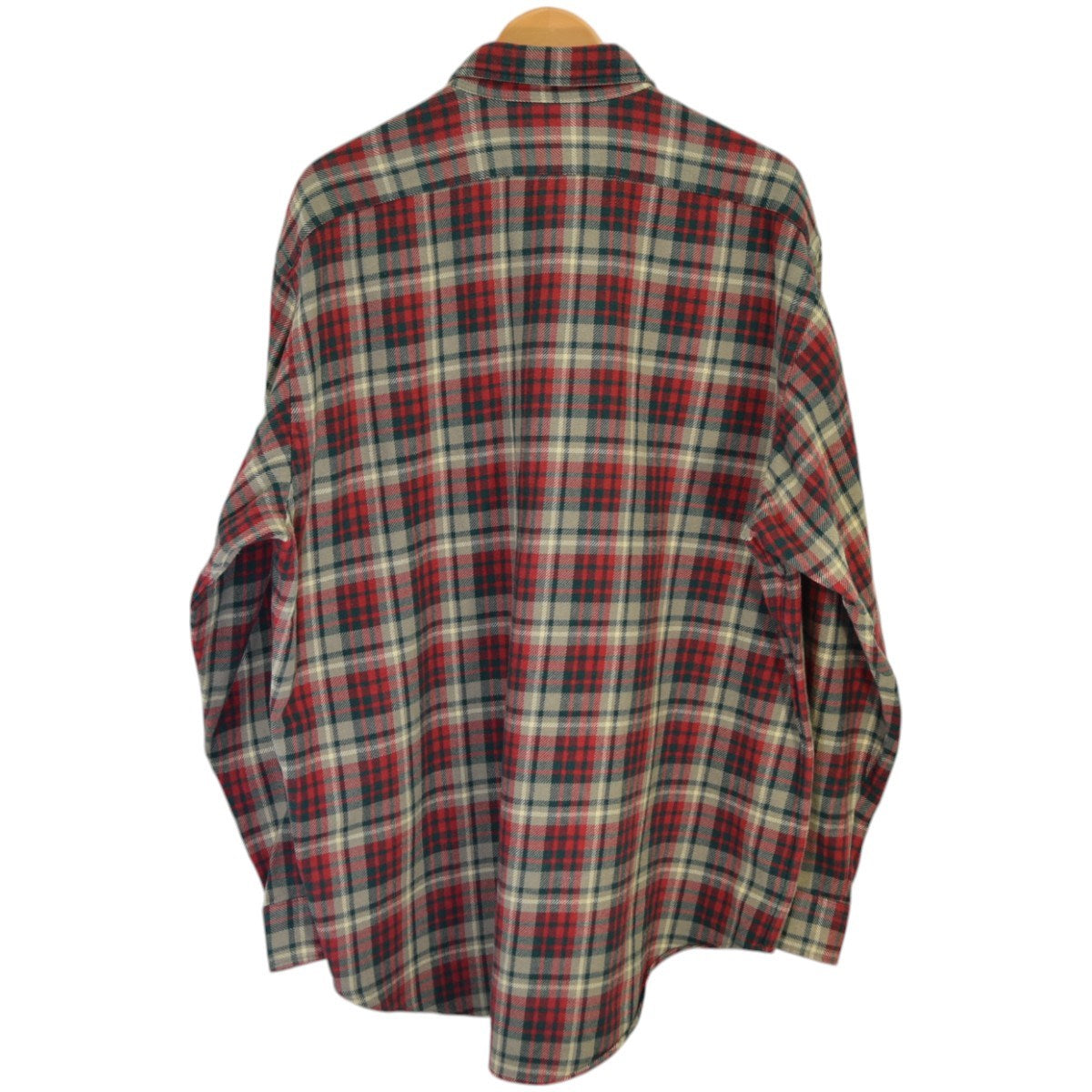 RRL(ダブルアールエル) ヘビーネルシャツ 三ツ星タグ 90Sヴィンテージ 