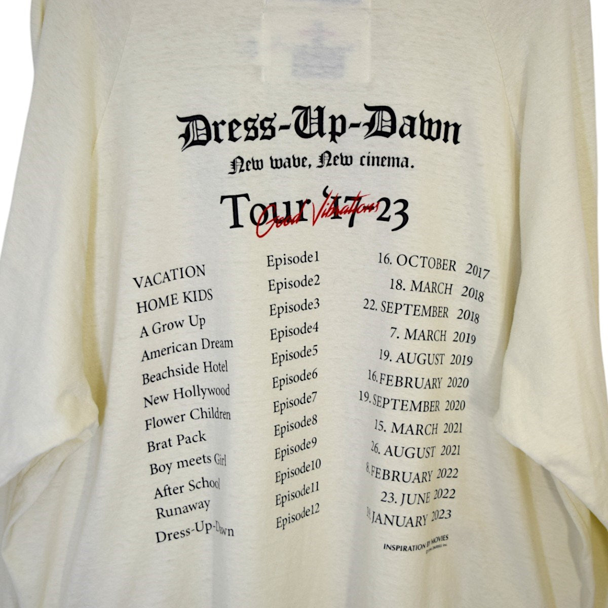 ダイリクのThe Dawn Big Raglan Tour Tee ロングスリーブカットソー 23AW C-7です。 DAIRIKU 古着・中古 トップス アイテム