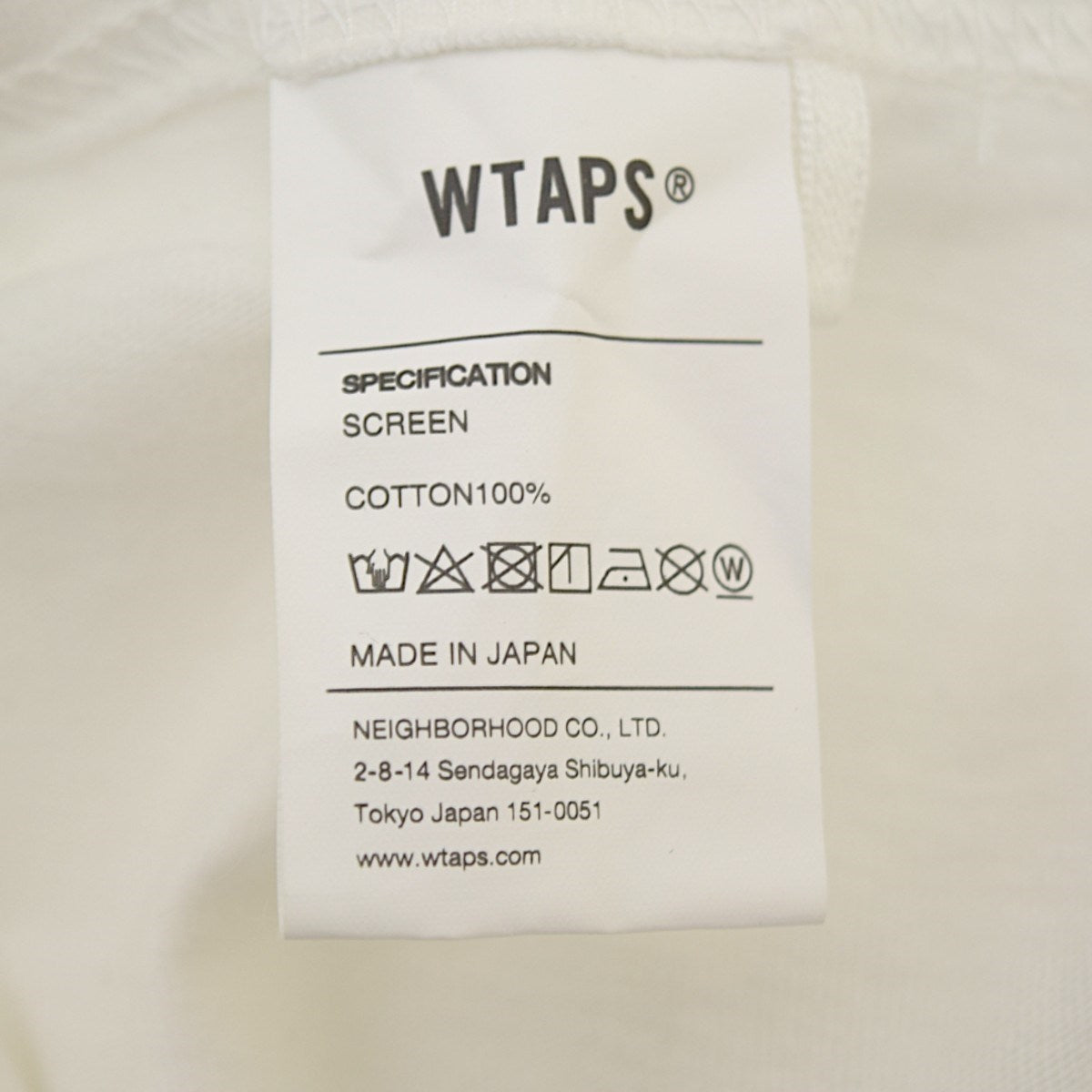 WTAPS SYSTEM SS TEEプリントTシャツ212PCDT-LT04S 古着・中古-6枚目のアイテム画像