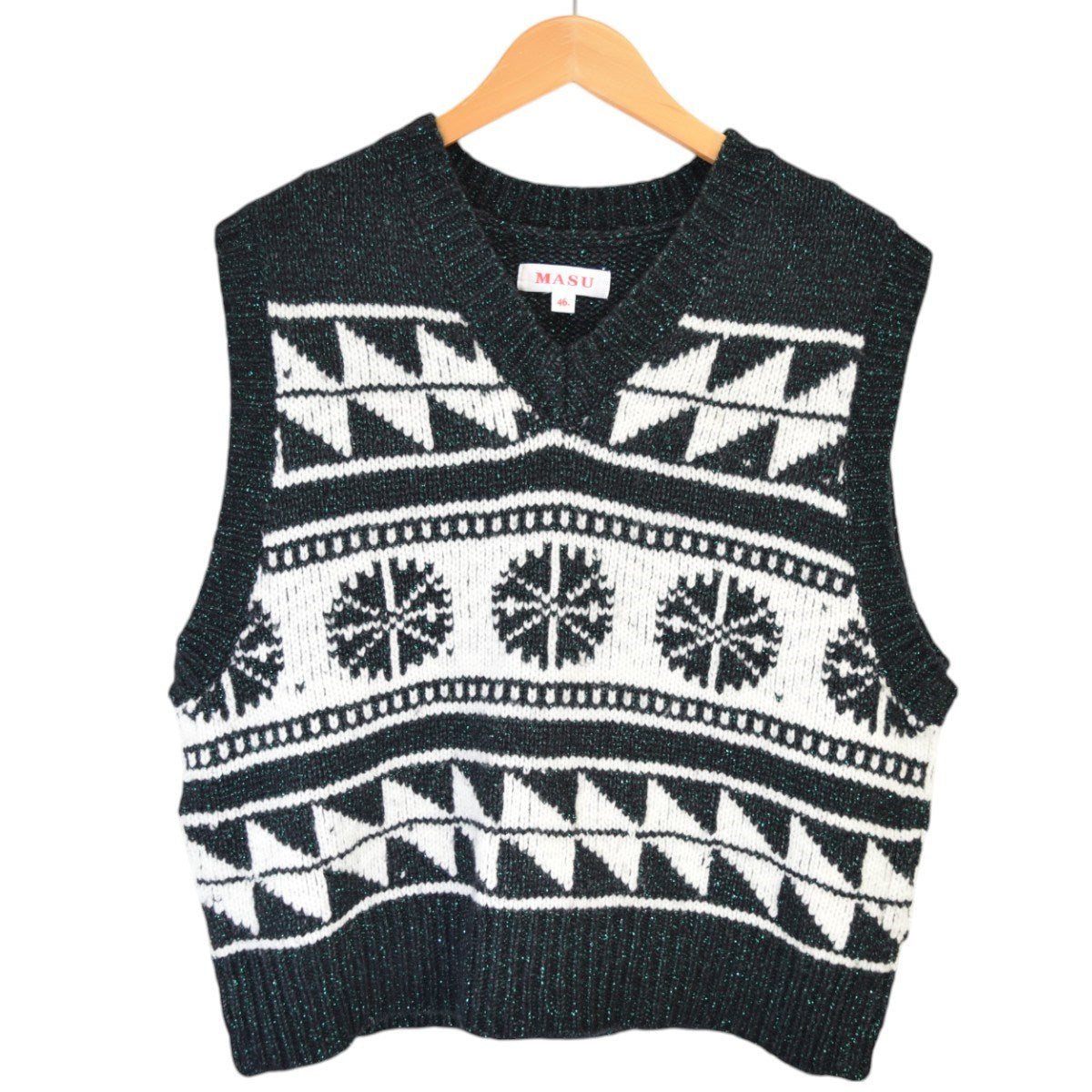 TWINKLE COWICHAN VESTカウチンニットベストMVFW-KN0322