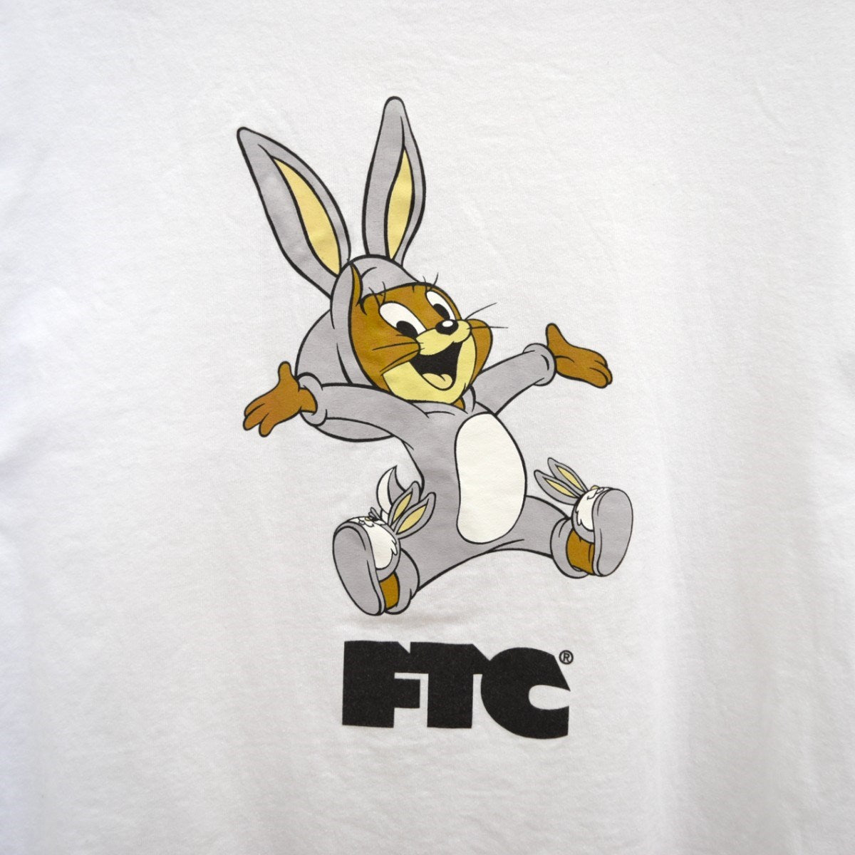 FTC グラフィックプリント Tシャツ FTC ビッグロゴ プリントTシャツ ブラック FTCSFC ストリート