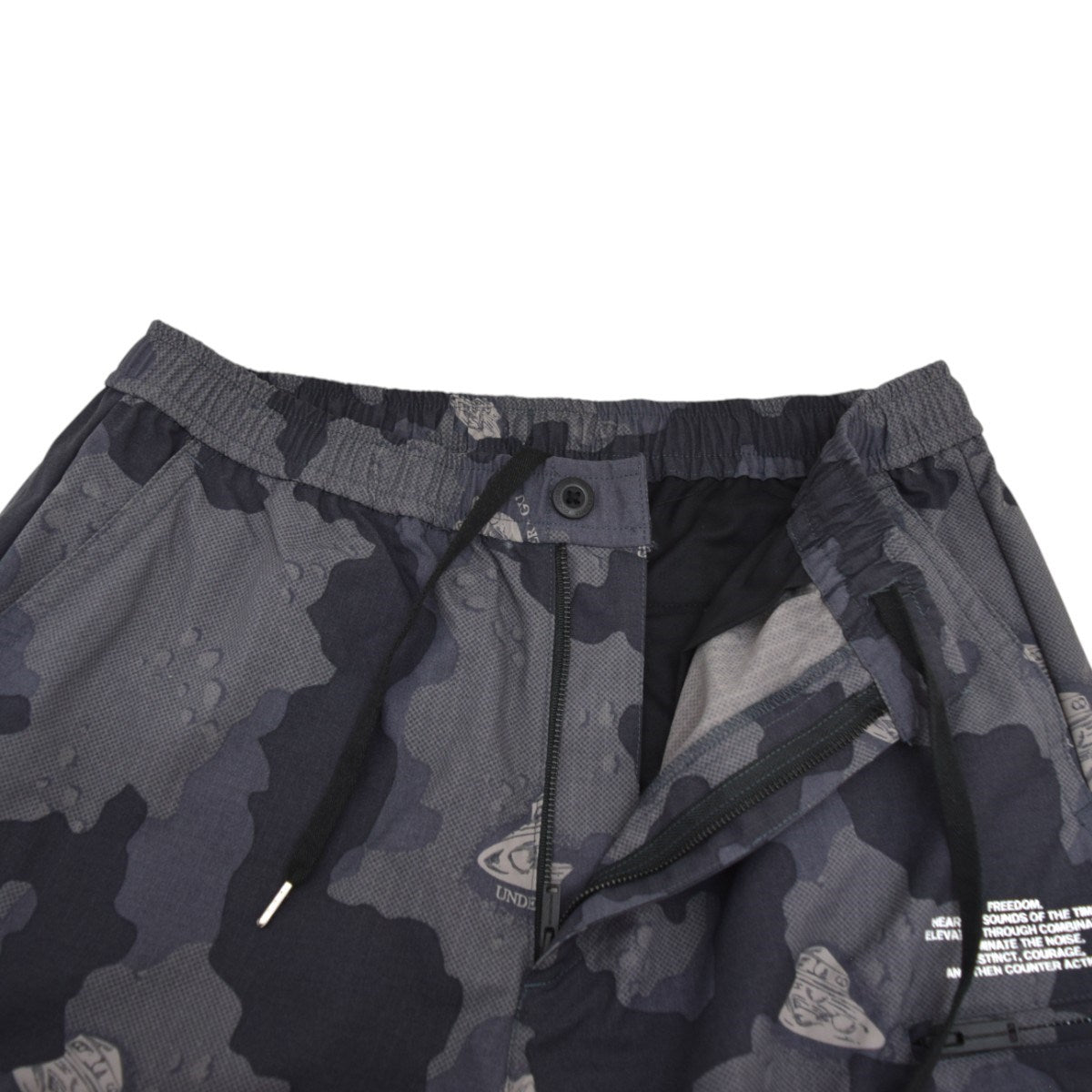 GU×UNDERCOVER ワイドテーパードカーゴパンツ ブラック サイズ M