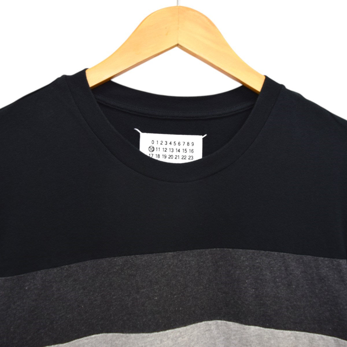Martin Margiela 立体グラデーションデザインTシャツ ここのえタグ 2007SS 本人期 古着・中古-3枚目のアイテム画像
