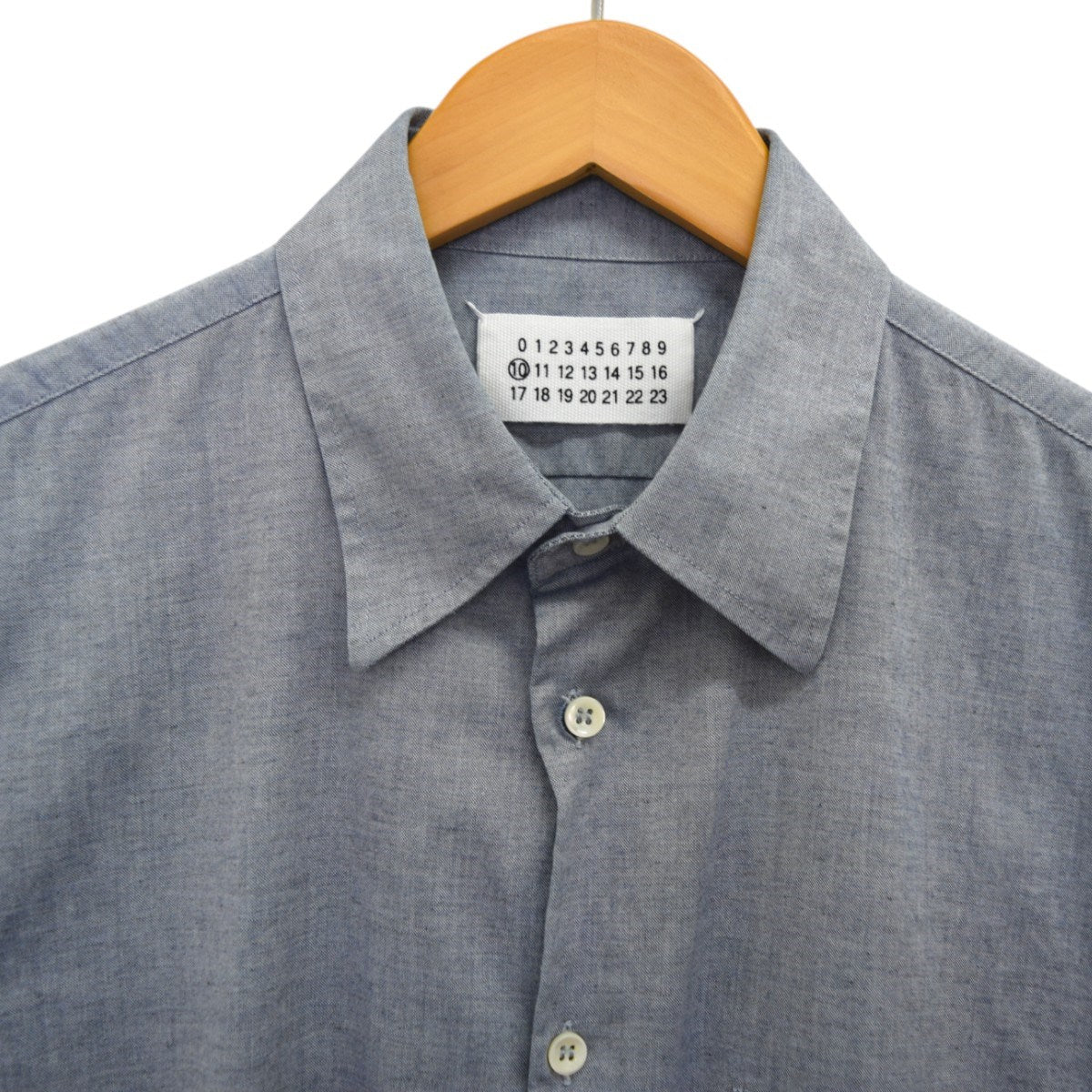 Martin Margiela(マルタンマルジェラ) 袖切りっ放しS／Sシャツ 2005SS