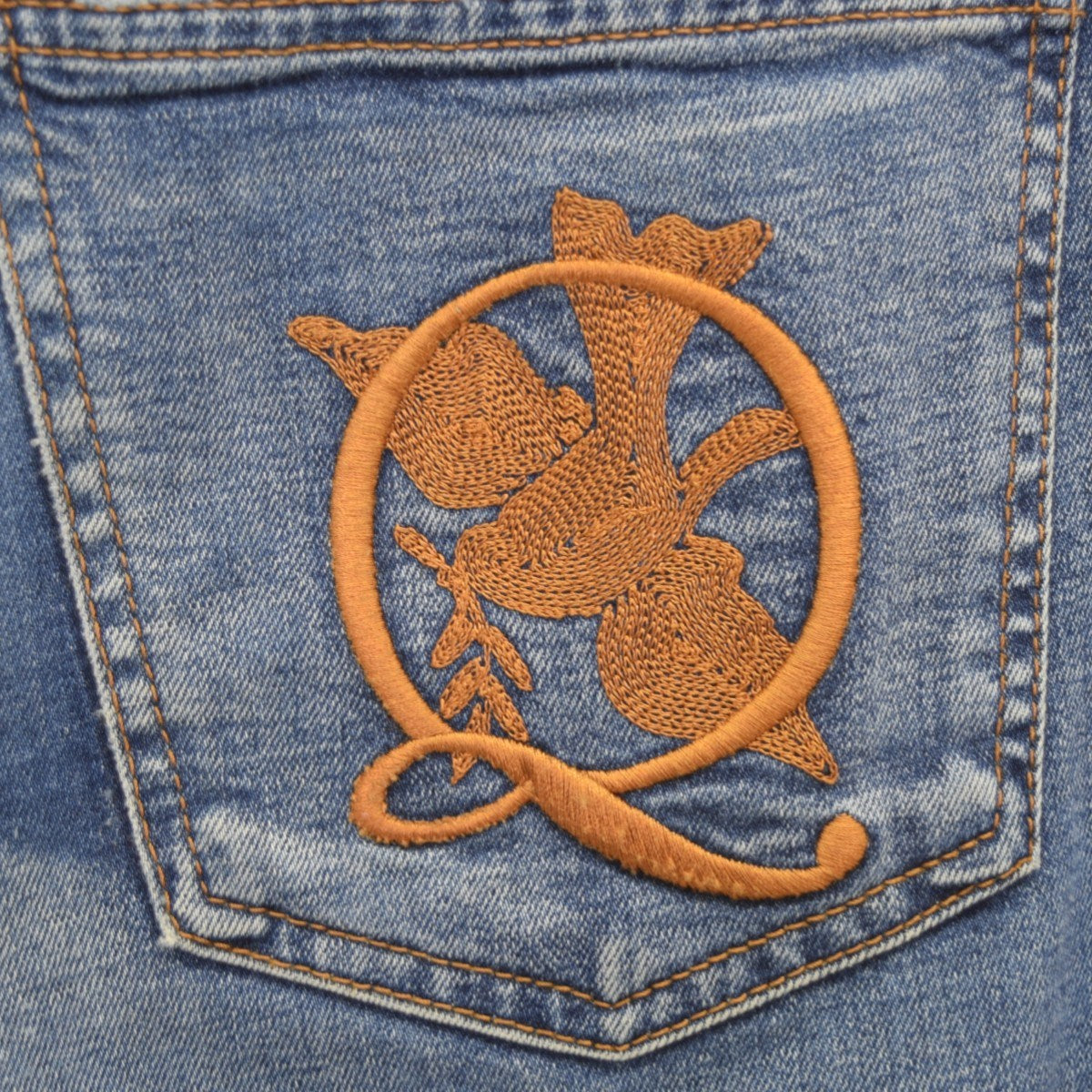 MCQ バックポケット刺繍デニムパンツ 古着・中古-4枚目のアイテム画像