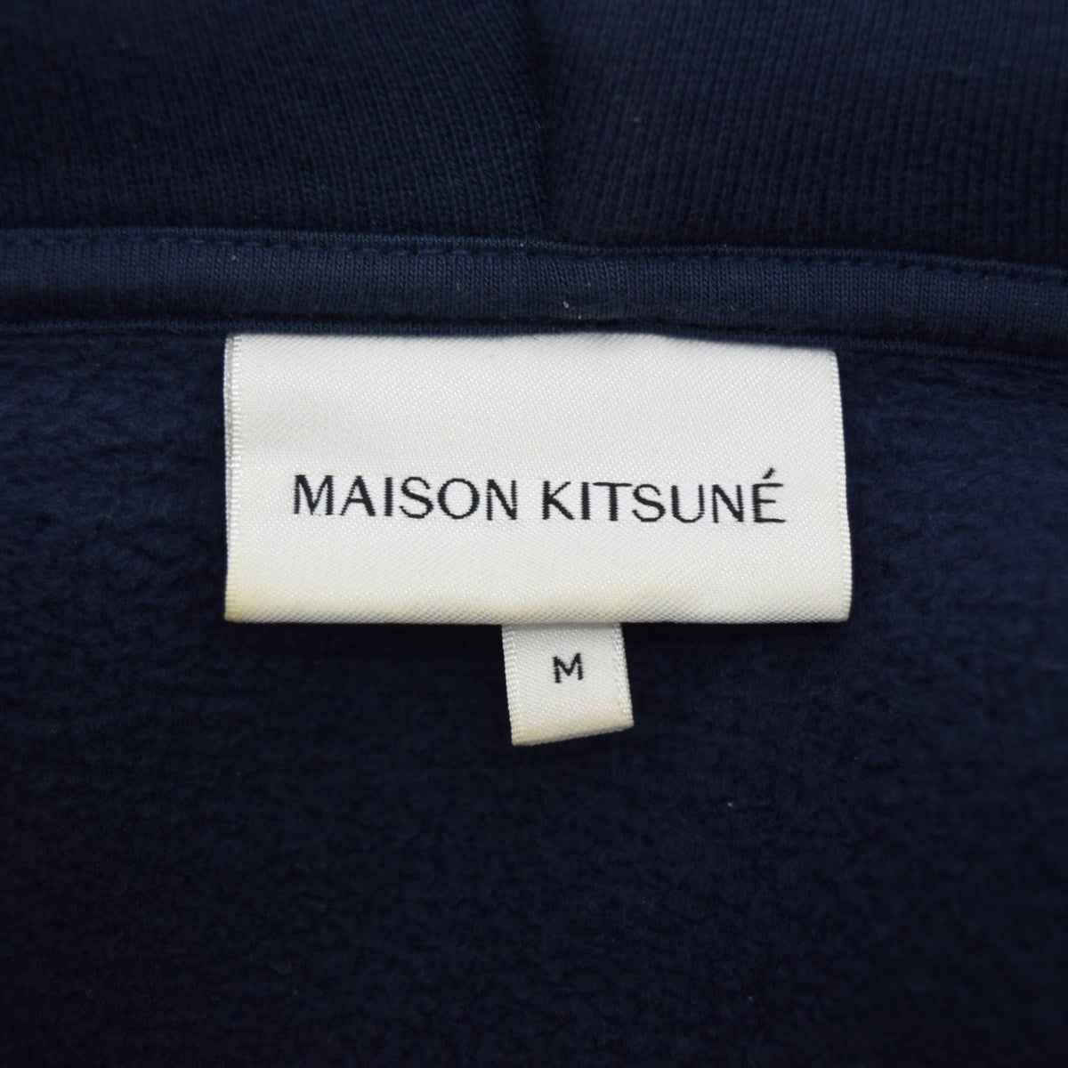 MAISON KITSUNE ボールドフォックスヘッドパッチコンフォートジップフーディー ジップパーカーLM00704KM0307 古着・中古-6枚目のアイテム画像