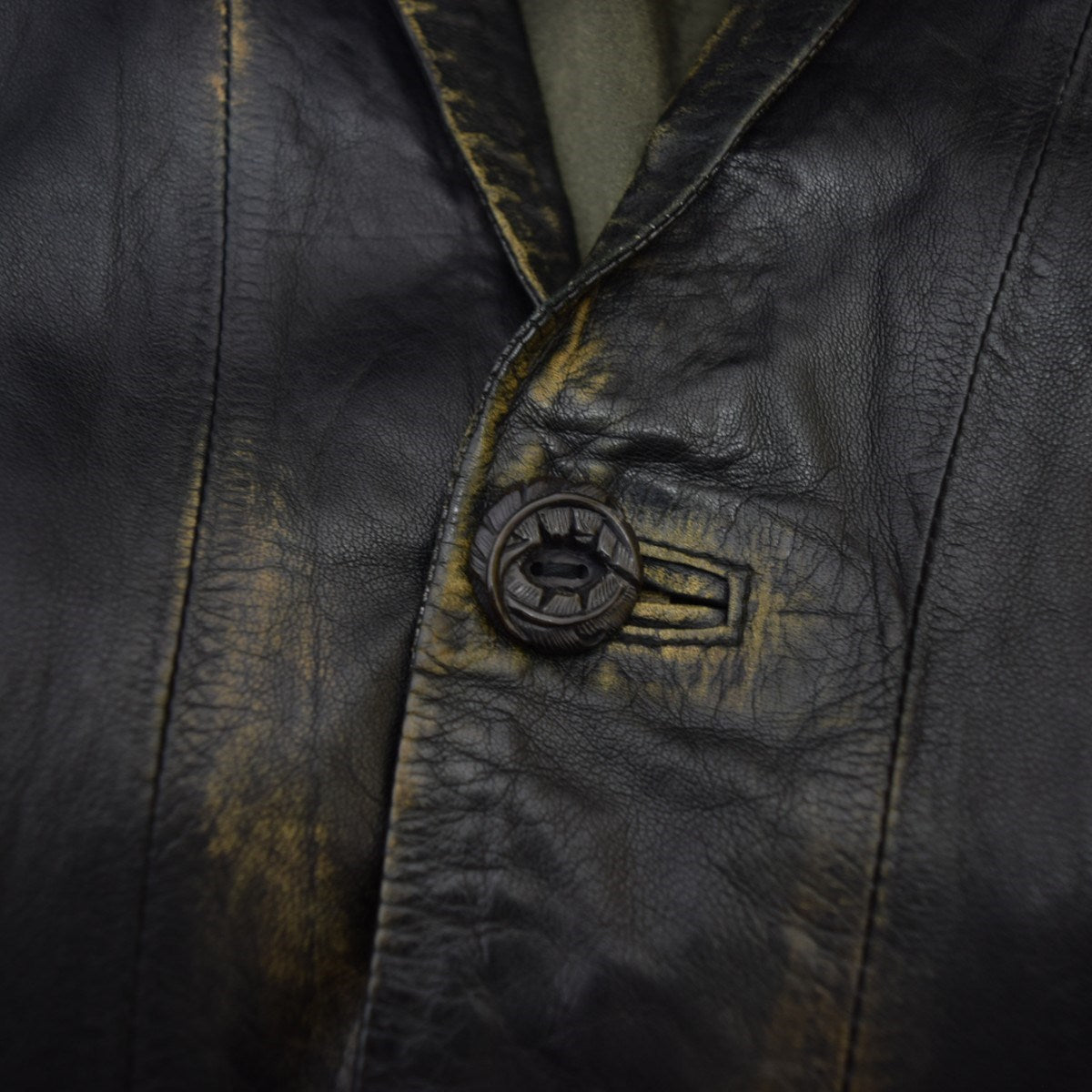 新品未使用1989 エコ レザージャケット T.T - LOT.806 C.1950'S Single Leather Jacket - TAIGA