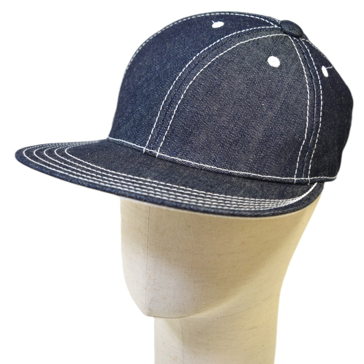 Blue Books Co． BBC Twistyデニムベースボールキャップ 古着・中古-1枚目のアイテム画像