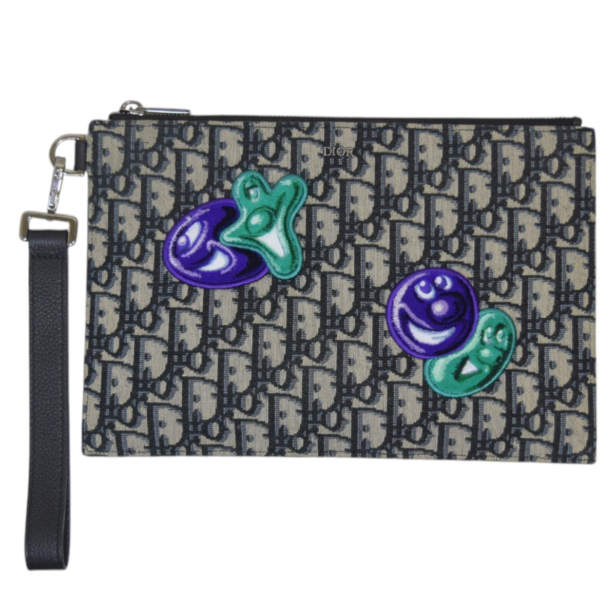 Christian Dior×Kenny Scharf オブリークキャンバスクラッチバッグ22-BO-0211 古着・中古-1枚目のアイテム画像