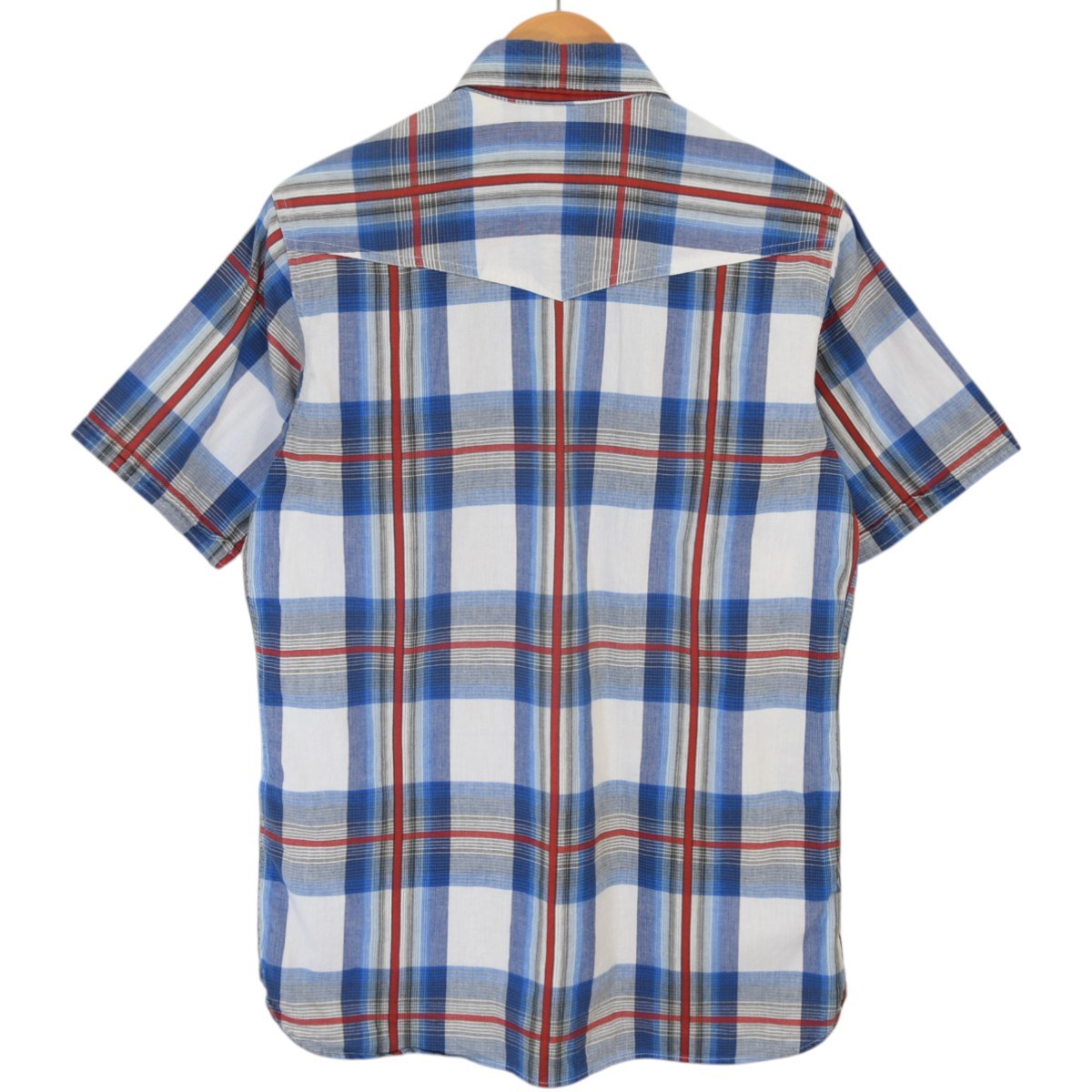 SUGAR CANE(シュガーケーン) S／S チェックウエスタンシャツ