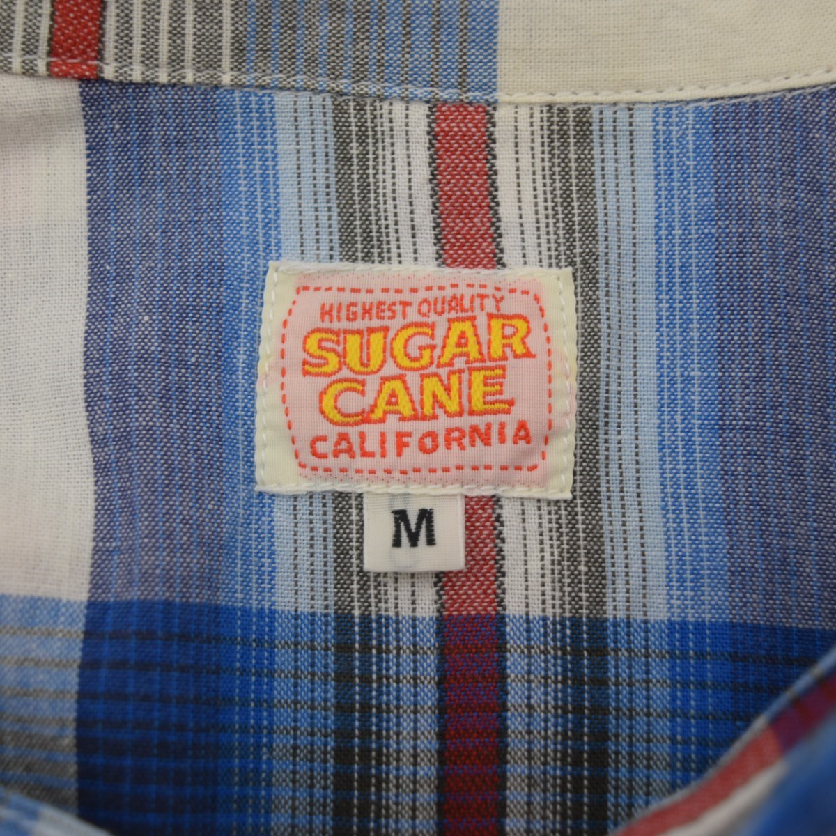 SUGAR CANE S／S チェックウエスタンシャツSC34147 古着・中古-5枚目のアイテム画像