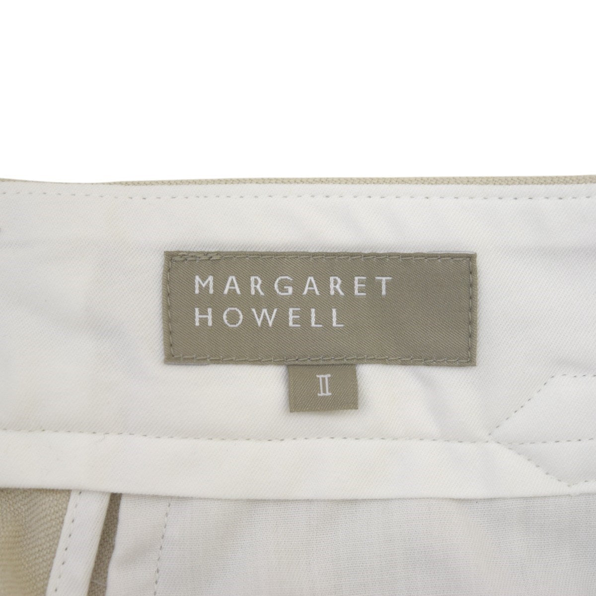 MARGARET HOWELL(マーガレットハウエル) サイドシンチパンツ