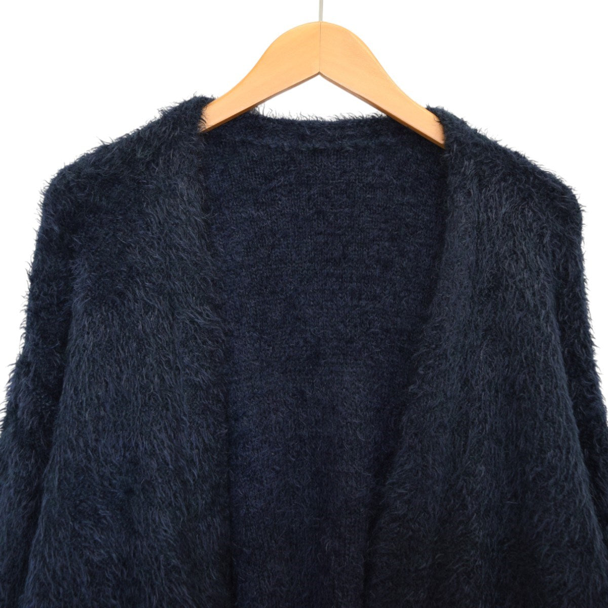 CITY SHAGGY KNIT CDモヘア混シャギーカーディガン218331012 古着・中古-3枚目のアイテム画像