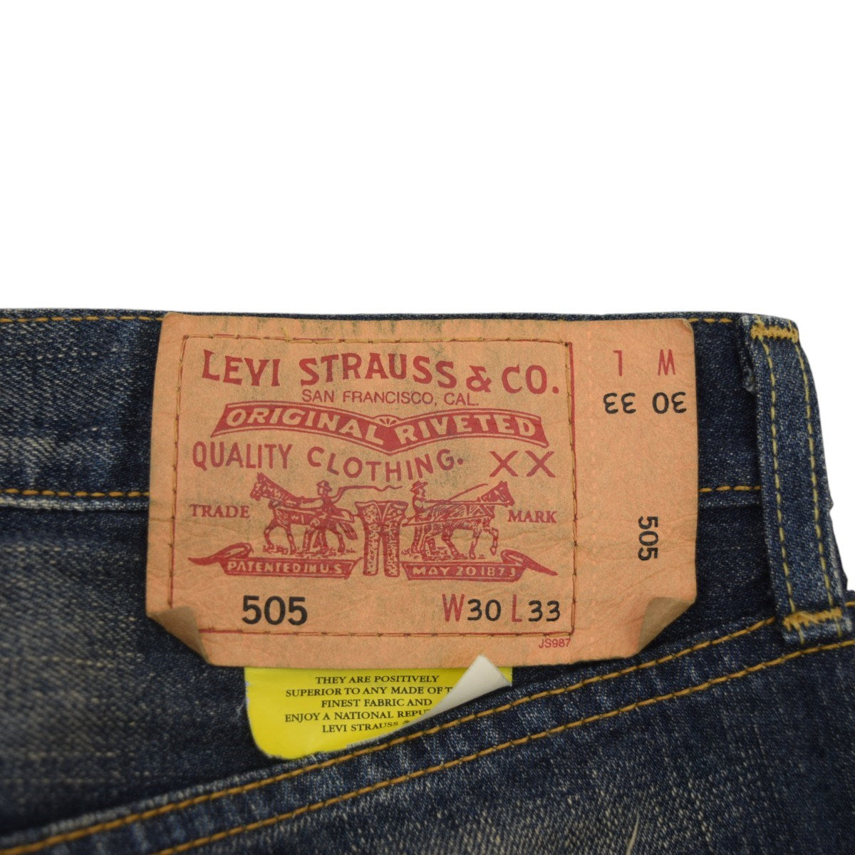 LEVI'S(リーバイス) 505 ダメージ加工デニムパンツ505-05 505-05