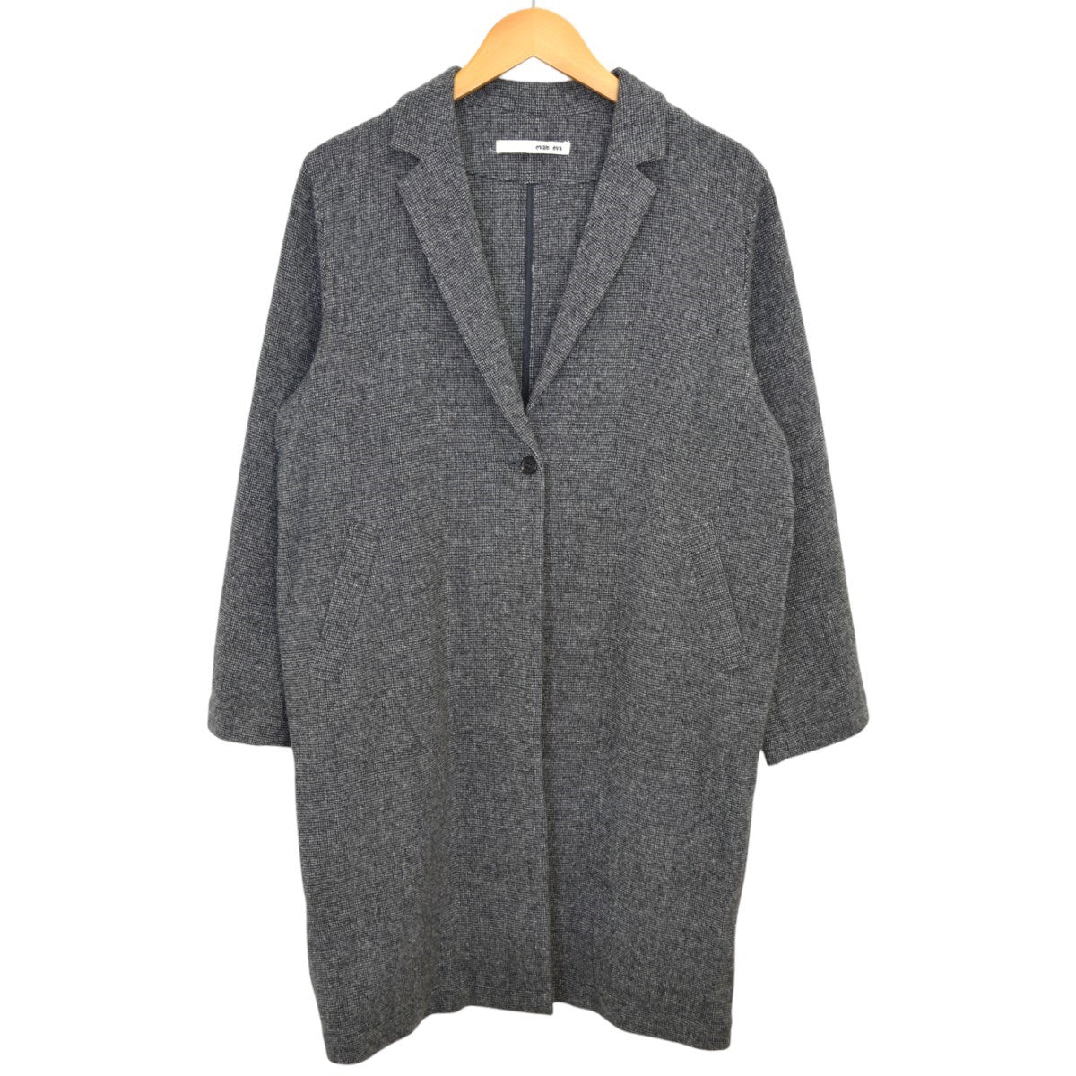 evam eva アンゴラミックスコートE173T082 古着・中古-1枚目のアイテム画像
