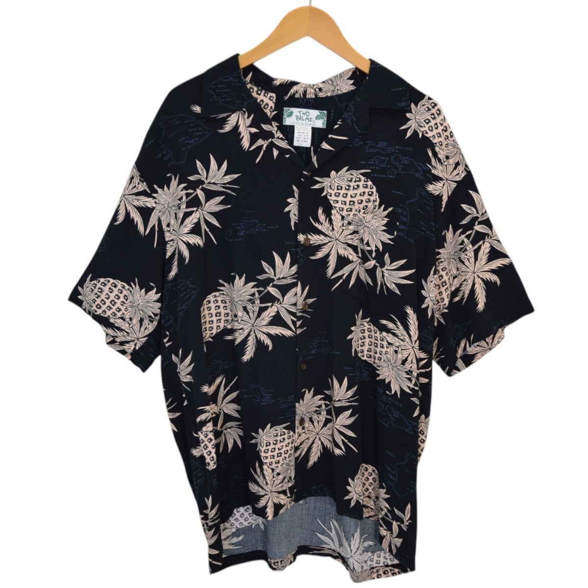 Two Palmsアロハシャツ&マキシドレスセット ハワイ アロハシャツ メンズ 半袖 Two Palms トゥーパームス