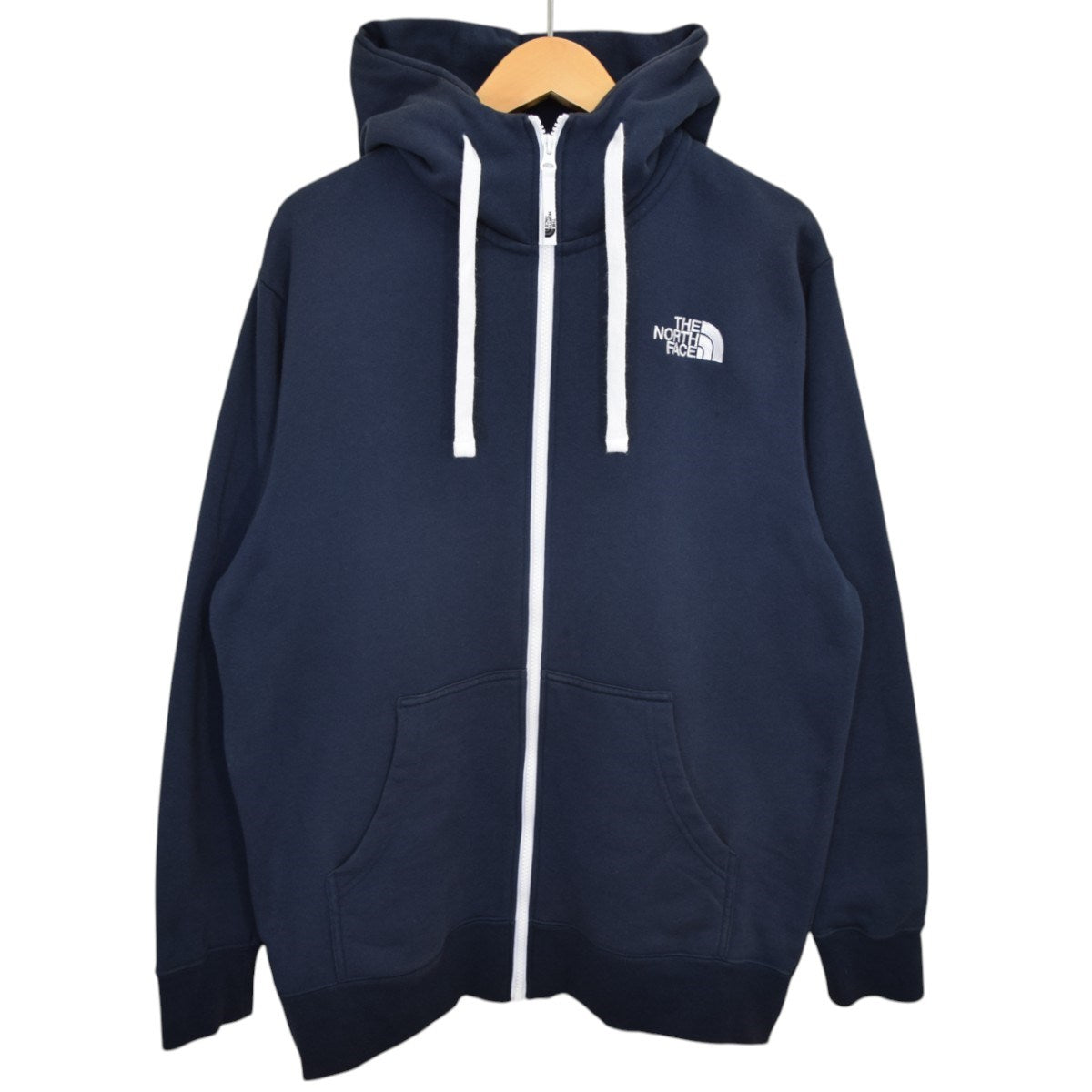 美品　ノースフェイス　nt12340 リアビューフルジップフーディ　ネイビー THE NORTH FACE 【5%OFF】THE ザ・ノース・フェイス リアビュー