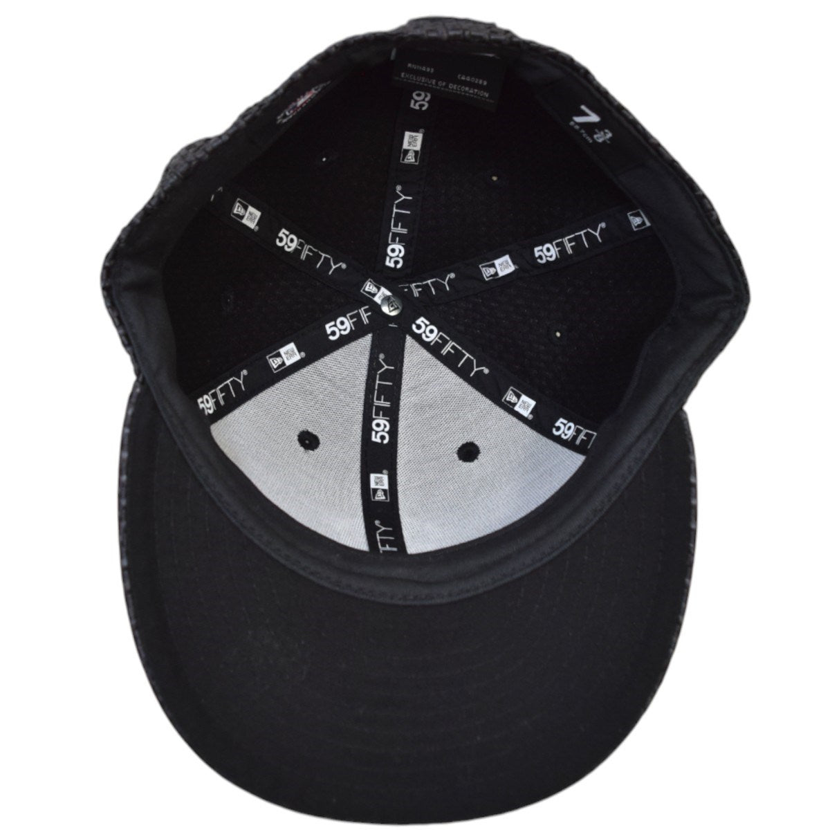 New Era 59FIFTY ブラックキャップ 7 3/8 - メルカリ