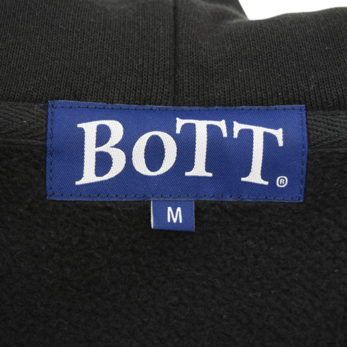 BoTT(ボット) Washed Script Logo Zip Hoodieジップパーカー