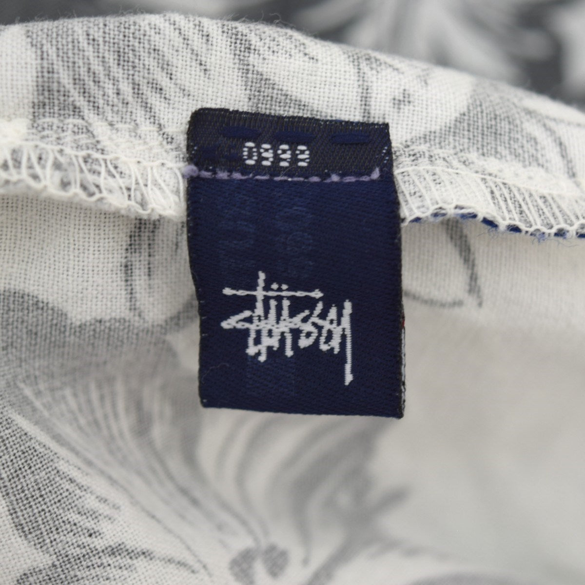 【VTG】USA製コットンアロハ！ stussy(ステューシー) 裾刺繍コットンアロハシャツ 90S