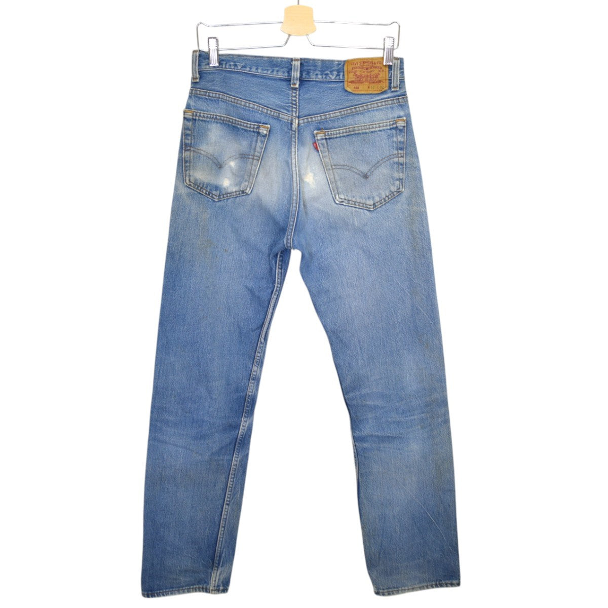 LEVI’S 501デニムパンツ 90S MADE IN USA ボタン裏刻印653501-0115 古着・中古-2枚目のアイテム画像