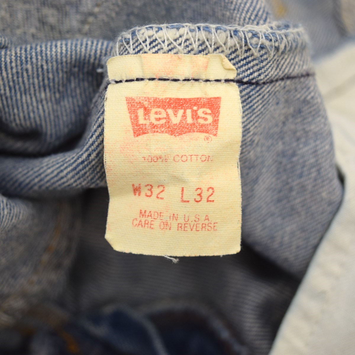 LEVI’S 501デニムパンツ 90S MADE IN USA ボタン裏刻印653501-0115 古着・中古-9枚目のアイテム画像