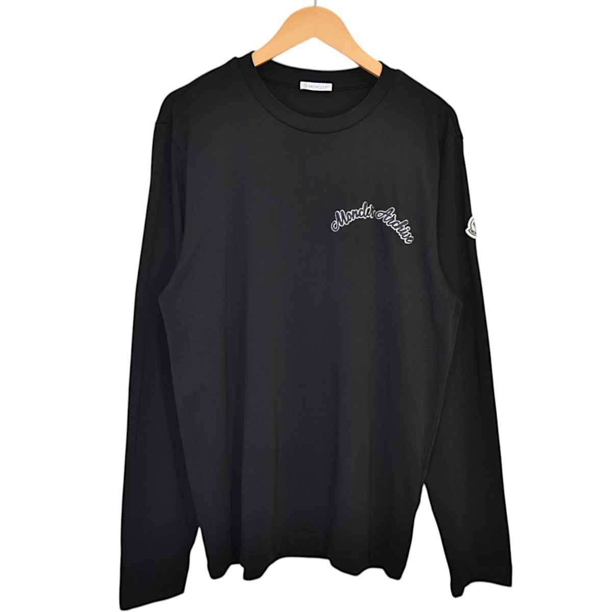 MONCLER ロングスリーブ Tシャツ 柔らかい肌触り BEAMS F（ビームスF）MONCLER / コットン ロングスリーブTシャツ