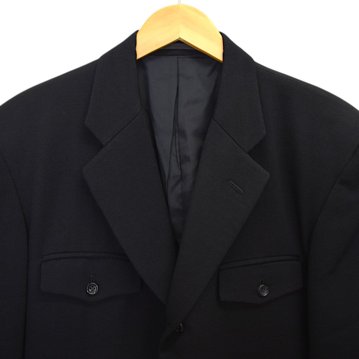 COMME des GARCONS HOMME(コムデギャルソンオム) ウールギャバフラップ