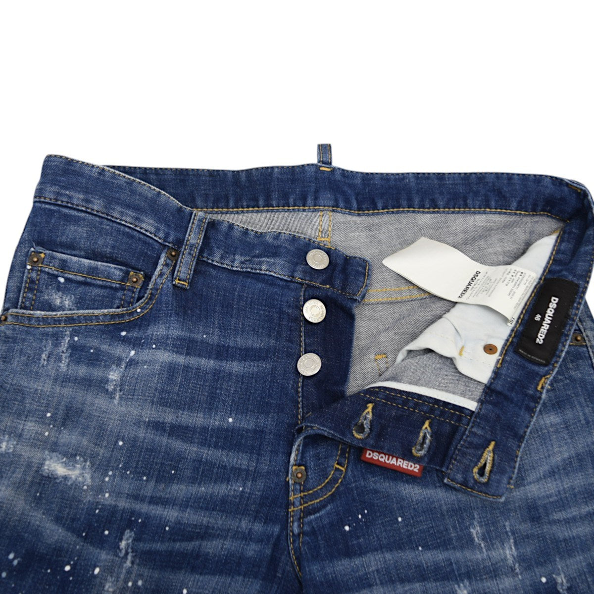 DSQUARED2 ダメージ加工 デニム 50 DSQUARED2 ダメージ加工デニムパンツ サイズ50