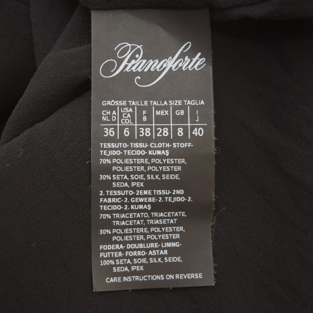 Pianoforte di MaxMara 切替ノースリーブワンピース 古着・中古-6枚目のアイテム画像