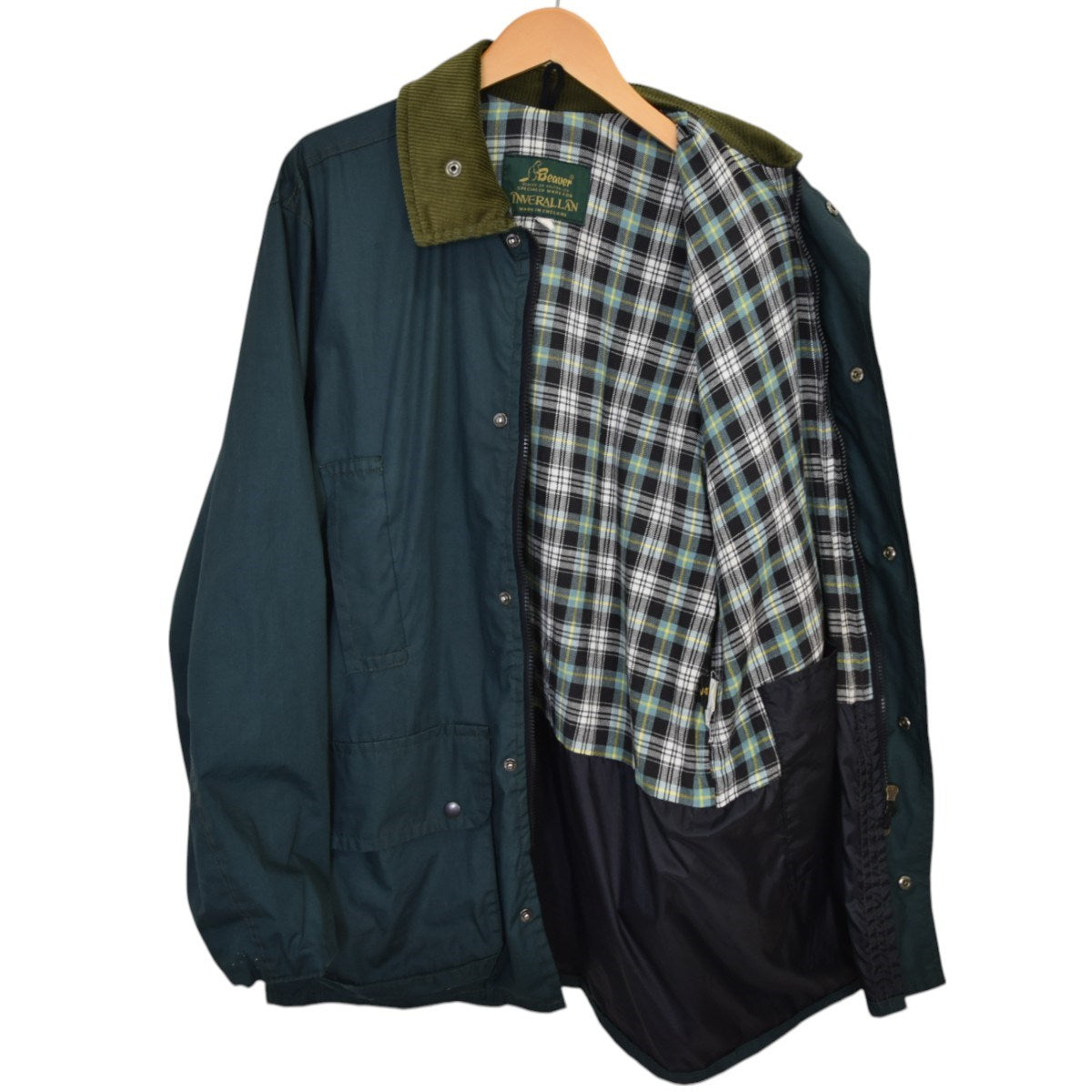 ジャケット・アウター INVERALLAN Beaver×INVERALLAN ナイロンハンティングジャケット 90Sヴィンテージ
