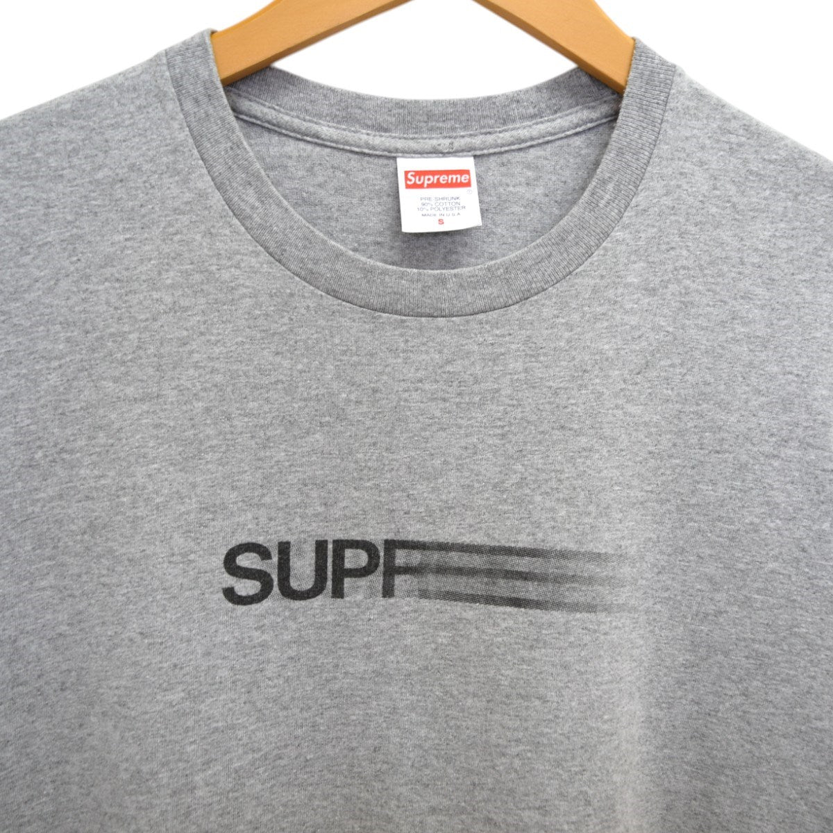 Supreme motion logo tee L グレー Supreme Motion Logo Tee Heather Grey Men's - SS16 - US