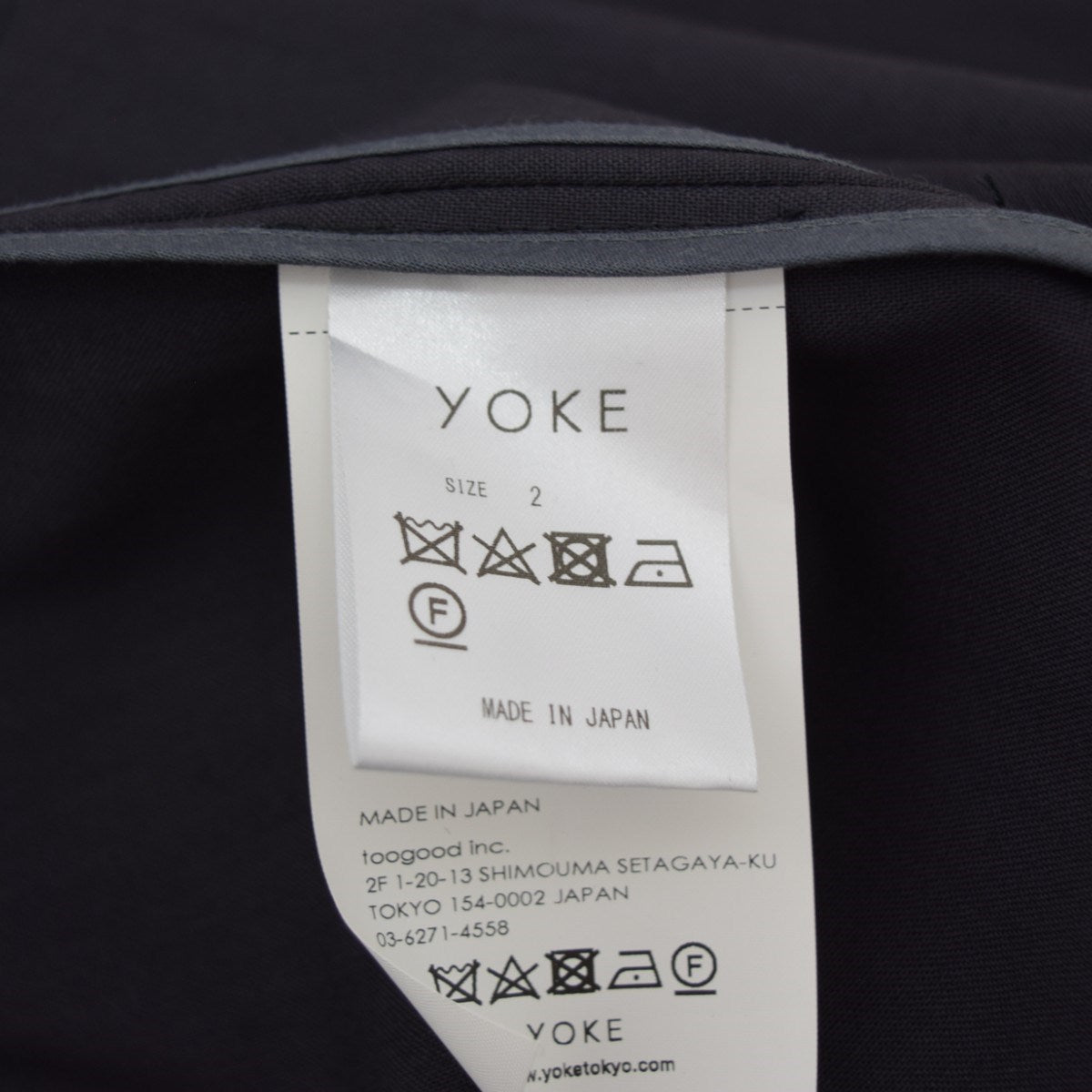 YOKE(ヨーク) FRONT ZIP SHIRT BLOUSONフロントジップシャツ