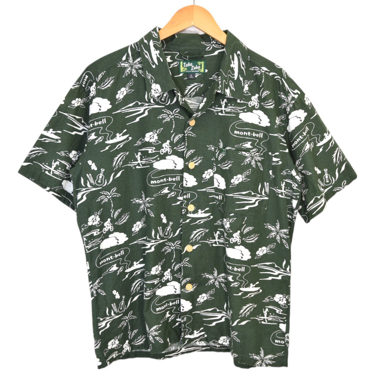 mont-bell TAKE LOHA アロハシャツ XL ボタニカル柄 mont-bell(モンベル) Take Lohaアロハシャツ2104584 2104584