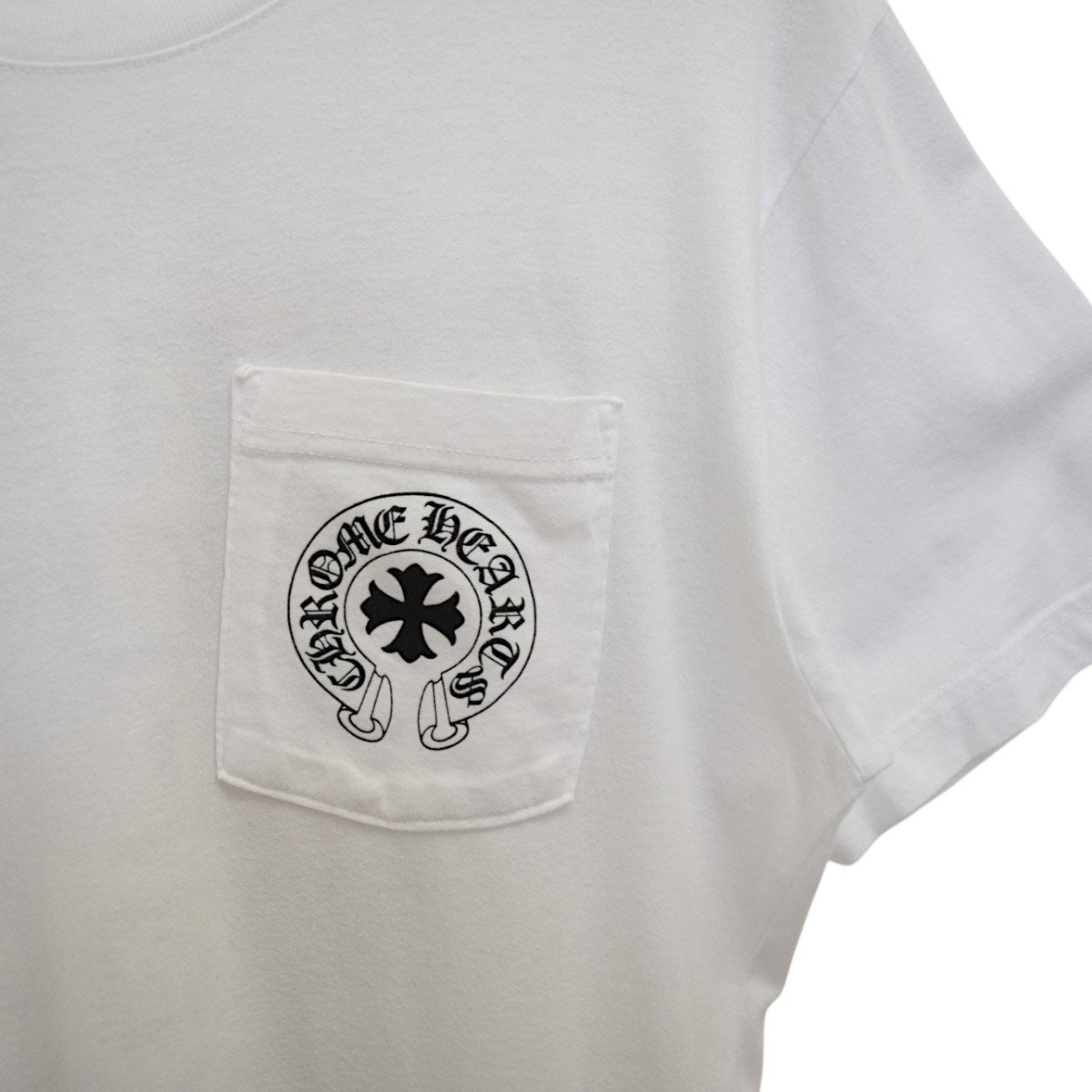 741 ファッション クロムハーツ ロゴ プリント ポケット Tシャツ