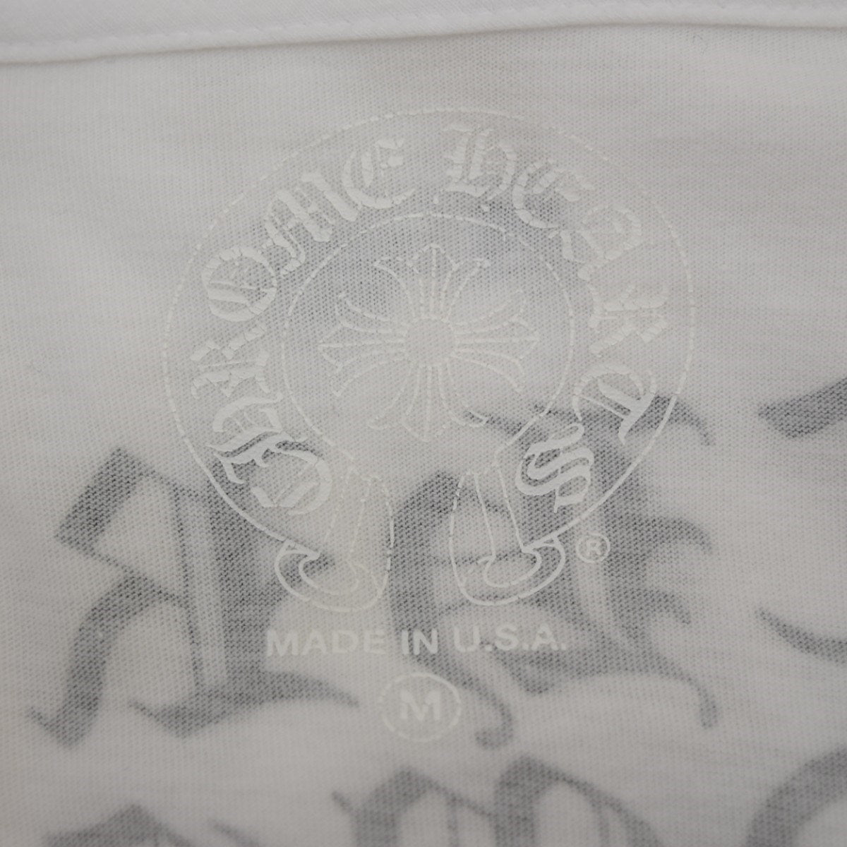 CHROME HEARTS Vertical Logo Teeロングスリーブカットソー 日本正規品 古着・中古-7枚目のアイテム画像