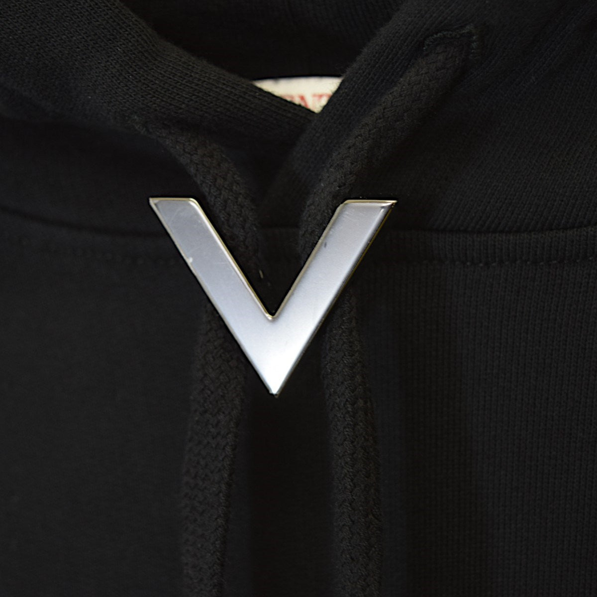 お買い得！！★Valentino★フード付き コットンスウェットシャツ VALENTINO - プリント コットン フード付きスウェットシャツ