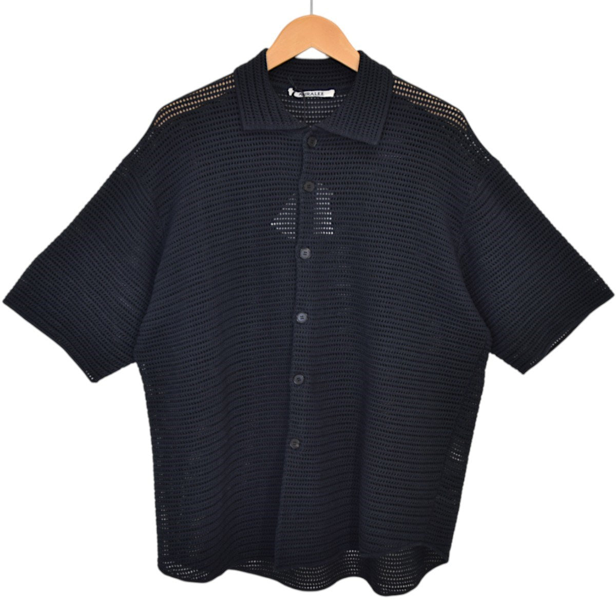オーラリーTシャツ 新品未使用 AURALEE(オーラリー) COTTON MESH KNIT HALF SLEEVED SHIRT