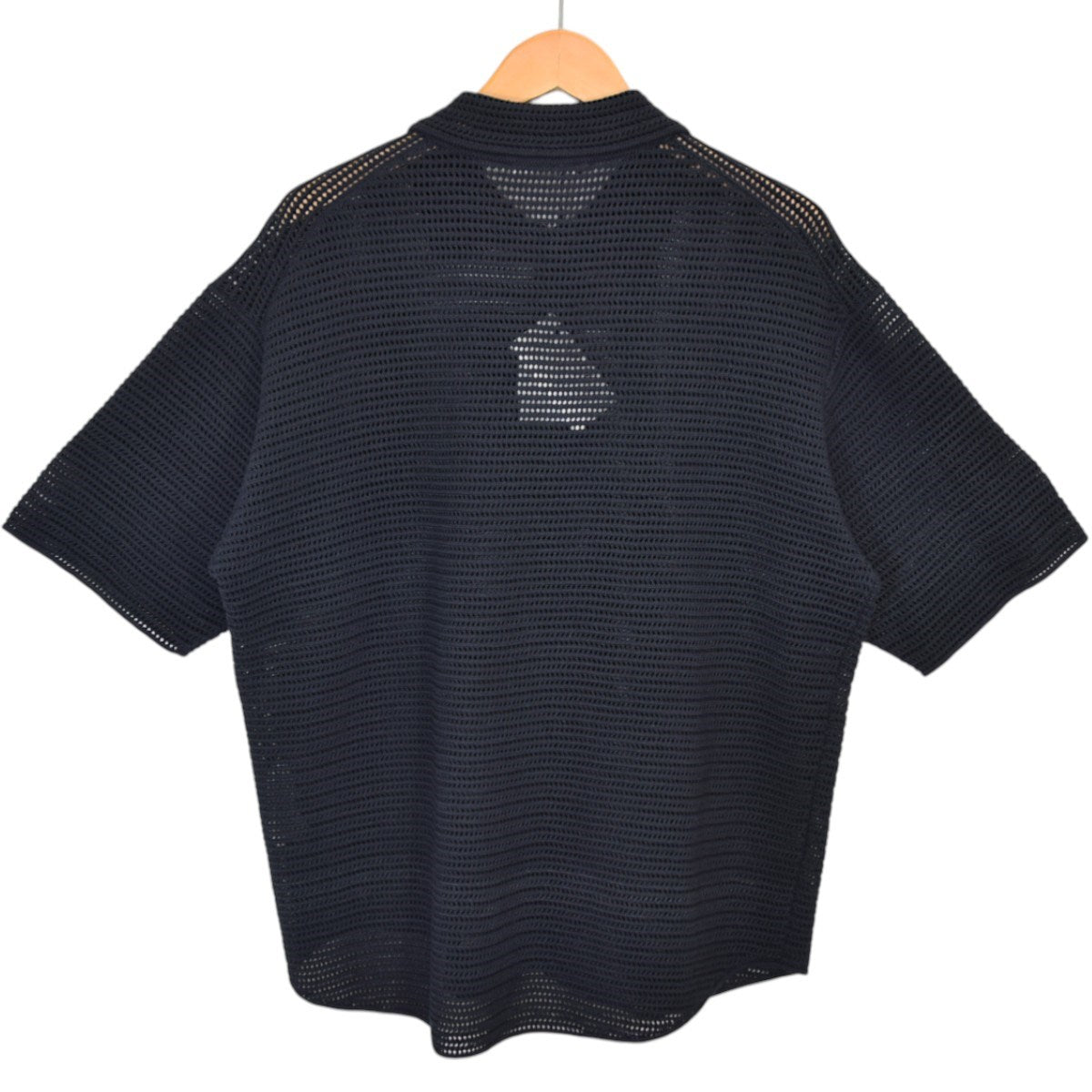 AURALEE(オーラリー) COTTON MESH KNIT HALF SLEEVED SHIRT