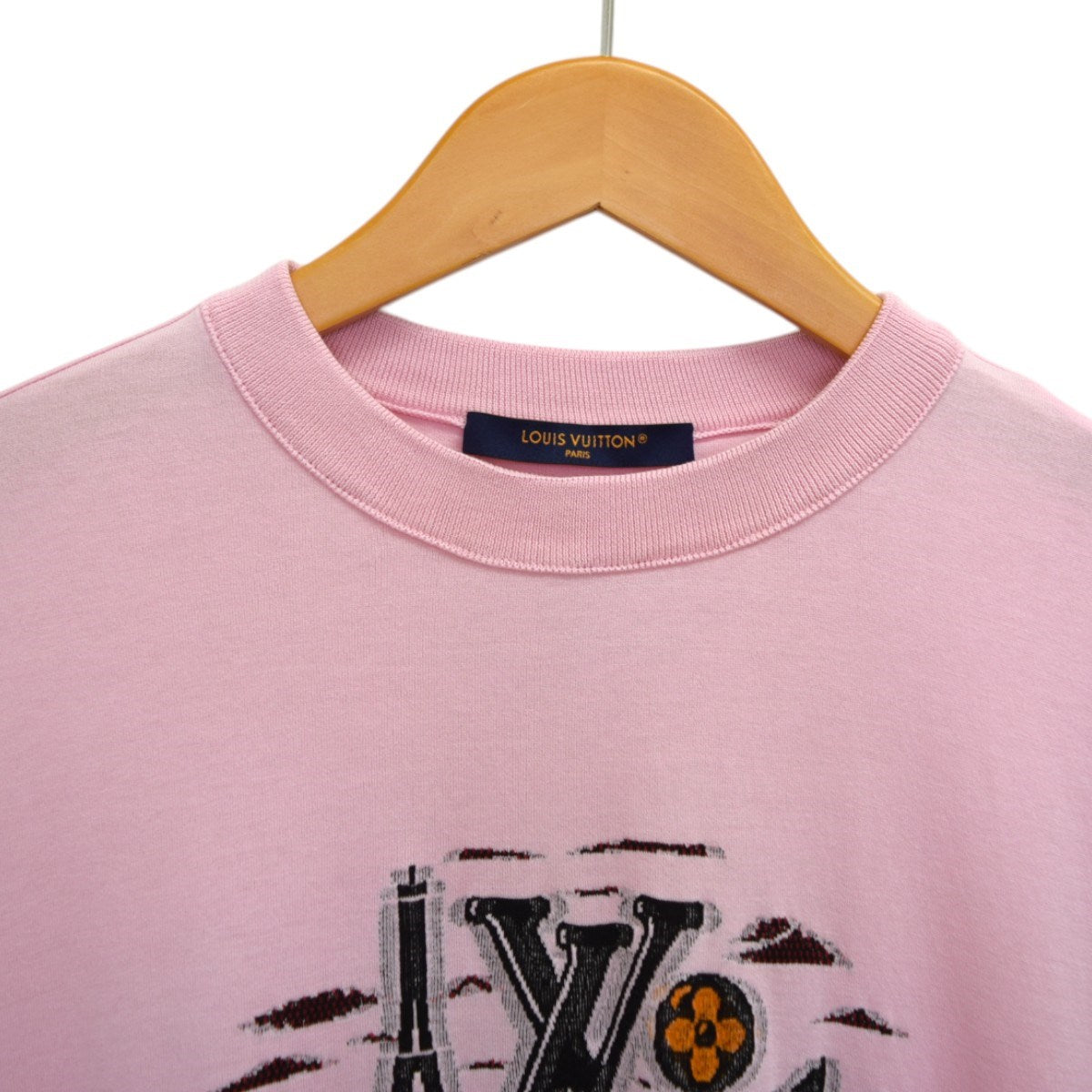 LOUIS VUITTON Graphic T-ShirtインターシャグラフィックTシャツ 2025AWRM252M XMZ HTY97W 古着・中古-3枚目のアイテム画像