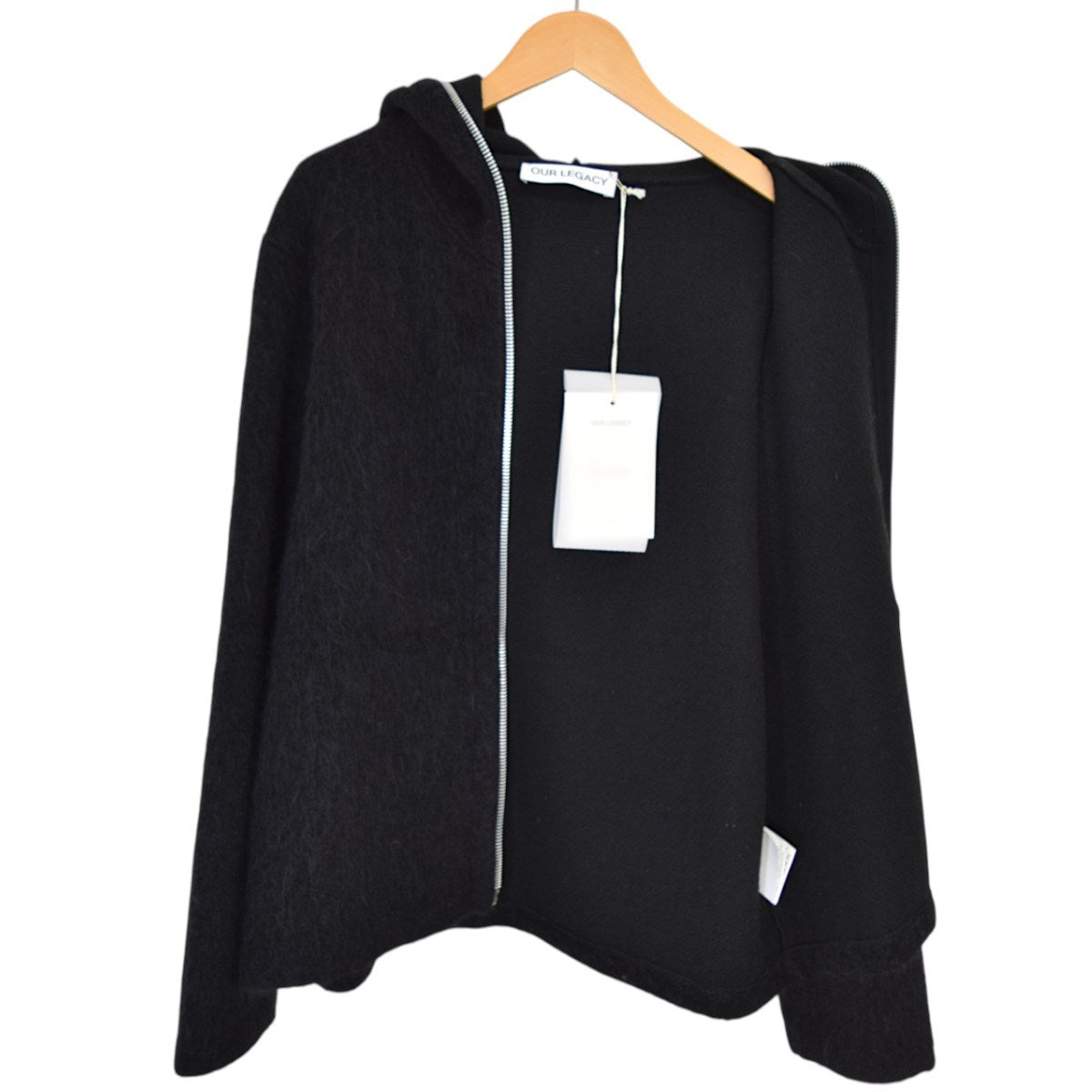 OUR LEGACY(アワーレガシー) FULL ZIP HOODヘアリーウールジップ