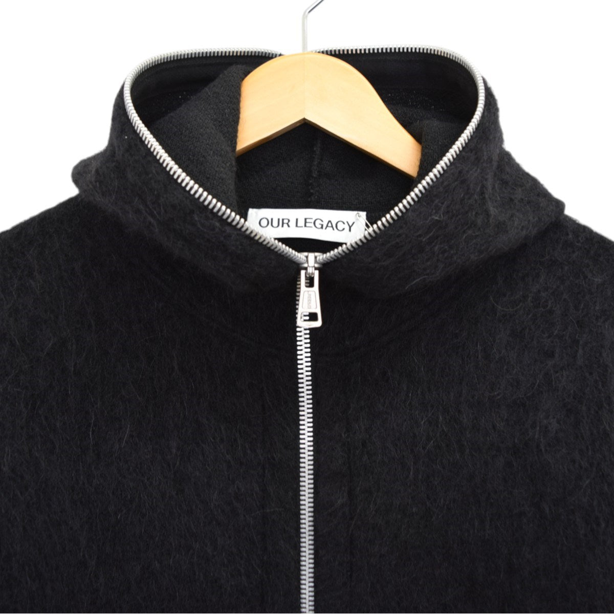 OUR LEGACY(アワーレガシー) FULL ZIP HOODヘアリーウールジップ