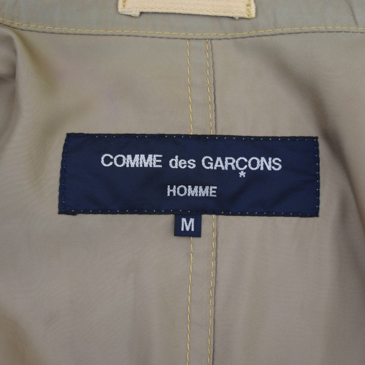 COMME des GARCONS HOMME インサイドアウトコットンツイルテーラードジャケット 2004SSHM-J002 古着・中古-8枚目のアイテム画像