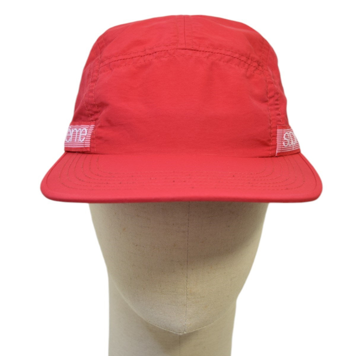 未使用 Supreme Bandana Camp Cap レッド 21ss Supreme(シュプリーム) / キャップ/--/キャンバス/レッド